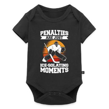 Ice Hockey Saying for Ice Hockey Players - Baby Premium short-sleeve bodysuit - black - Front