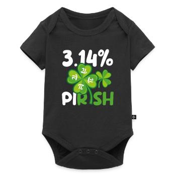 3.14% Pirish Drôle St. Patrick’s Math Geek Pi Day - Body à manches courtes Premium Bébé - noir - Devant
