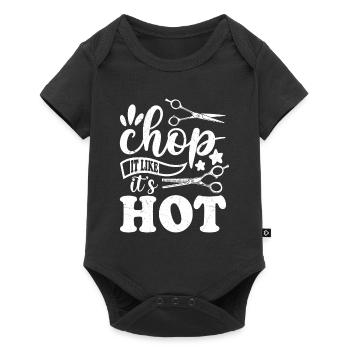 Chop It Like It's Hot Haircut Beard Barbershop - Baby Premium short-sleeve bodysuit - black - Front