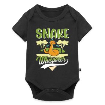 Snakes Whisperer Snake Lovers - Baby Premium short-sleeve bodysuit - black - Front