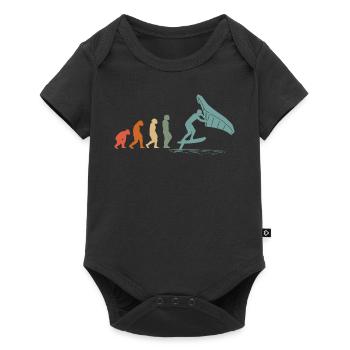 Planche de wingfoil Surfer Wingfoil Vintage - Body à manches courtes Premium Bébé - noir - Devant