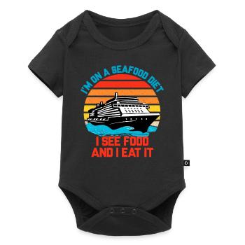 I'm On A Seafood Diet Summer Cruise Ship Vacation - Baby Premium short-sleeve bodysuit - black - Front