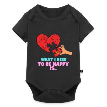 La pièce parfaite de ma vie | Drôle de design - Body à manches courtes Premium Bébé - noir - Devant