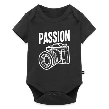 Drôle Photographie Photographe Photographe Cadeau - Body à manches courtes Premium Bébé - noir - Devant