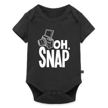 Drôle Photographie Photographe Photographe Cadeau - Body à manches courtes Premium Bébé - noir - Devant