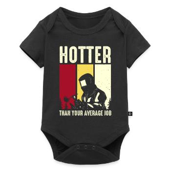 Welding Welding Worker Metalworking - Baby Premium short-sleeve bodysuit - black - Front
