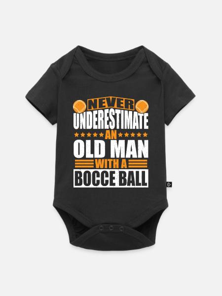 Bocce - Body Premium a maniche corte per neonati - nero