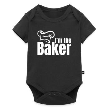 Bakery Bread Baker - I'm The Baker - Baby Premium short-sleeve bodysuit - black - Front
