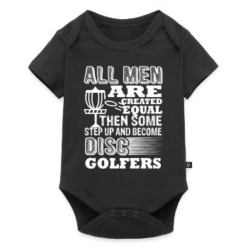 Disc Golf Some Men Become Disc Golfers - Baby Premium short-sleeve bodysuit - black - Front