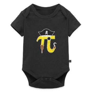 Pi Day Pirate Math Geek Math Numéro Nerd - Body à manches courtes Premium Bébé - noir - Devant