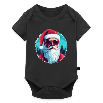 Merry Christmas - Baby Premium short-sleeve bodysuit - black - Front