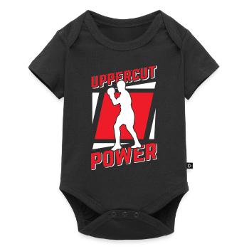 Boxe Arts martiaux Boxe Club de boxe Boxeurs - Body à manches courtes Premium Bébé - noir - Devant
