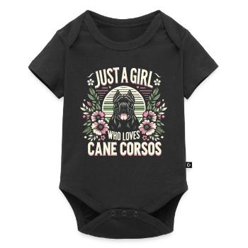 Cane Corso Chien - Body à manches courtes Premium Bébé - noir - Devant
