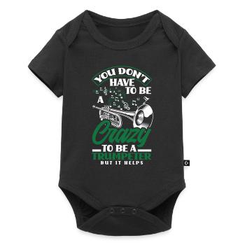 Trompete Trompeter Trompeten Spieler - Baby Premium Kurzarmbody - Schwarz - Vorne