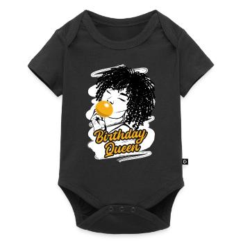 Naughty birthday diva party-loving - Baby Premium short-sleeve bodysuit - black - Front