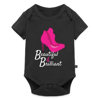 Beautiful & Brilliant High Heels Fashion - Baby Premium short-sleeve bodysuit - black - Front
