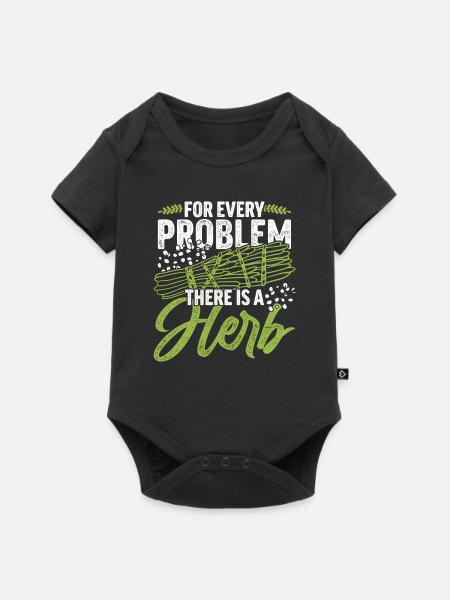 Smudging Wohnung Ausräuchern - Baby Premium Kurzarmbody - Schwarz
