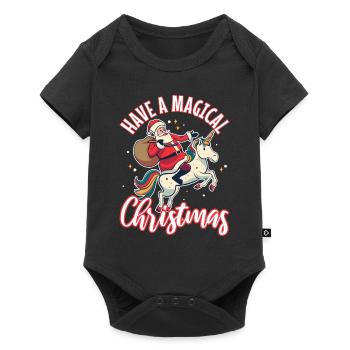 Have a magical christmas - Baby Premium short-sleeve bodysuit - black - Front
