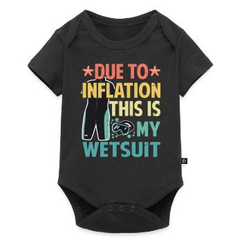 Due To Inflation - This Is My Wetsuit - Baby Premium short-sleeve bodysuit - black - Front