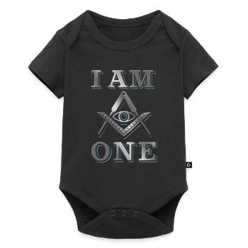 Masonic Freemasonry Fraternal - Baby Premium Kurzarmbody - Schwarz - Vorne