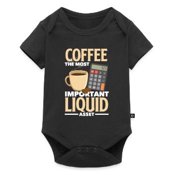 Lustiges Steuerberater Buchhalter Geschenk - Baby Premium Kurzarmbody - Schwarz - Vorne