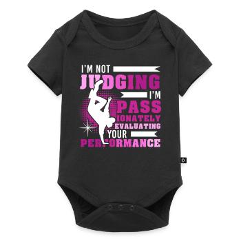 Retro Hip Hop Dancer Dancing Dance Teacher - Baby Premium Kurzarmbody - Schwarz - Vorne