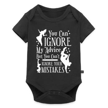 You Can Ignore My Advice Funny Hip Hop Dance Train - Baby Premium Kurzarmbody - Schwarz - Vorne