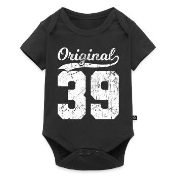 39 Original 85 Years Man Wife Birthday - Baby Premium short-sleeve bodysuit - black - Front