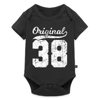 38 Original 86 Years Man Wife Birthday - Baby Premium short-sleeve bodysuit - black - Front