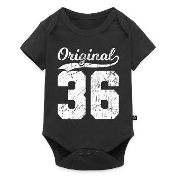 36 Original 88 Ans Homme Femme Anniversaire - Body à manches courtes Premium Bébé - noir - Devant