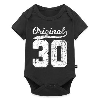 30 Original 94 Jahren Mann Frau Geburtstag - Baby Premium Kurzarmbody - Schwarz - Vorne
