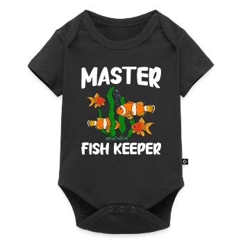Aquaristics, Fish farming, Aquarists - Baby Premium short-sleeve bodysuit - black - Front