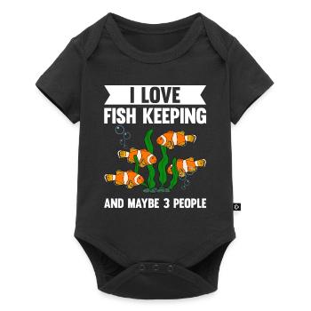 Aquaristics, Fish farming, Aquarists - Baby Premium short-sleeve bodysuit - black - Front