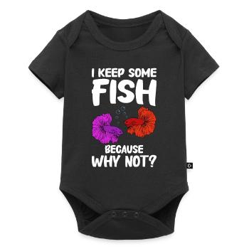 Aquaristics, Fish farming, Aquarists - Baby Premium short-sleeve bodysuit - black - Front