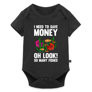 Aquaristics, Fish farming, Aquarists - Baby Premium short-sleeve bodysuit - black - Front