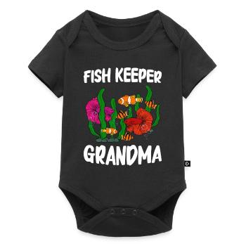 Aquaristics, Fish farming, Aquarists - Baby Premium short-sleeve bodysuit - black - Front
