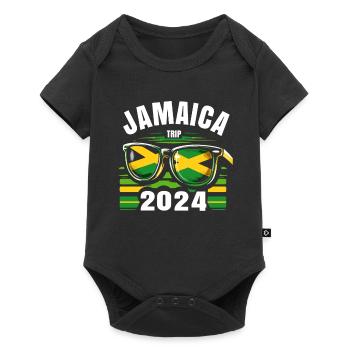 Jamaica Trip 2024 - Baby Premium short-sleeve bodysuit - black - Front
