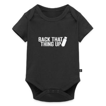 Back That Thing up USB Stick - Baby Premium short-sleeve bodysuit - black - Front