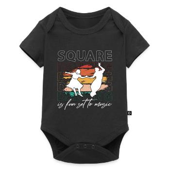 Square Dancing Is Fun Set To Music Country Dance - Baby Premium short-sleeve bodysuit - black - Front