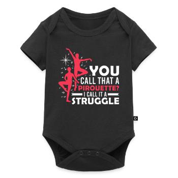 Ballet Dancing Funny Quote Dance Class Teacher - Baby Premium Kurzarmbody - Schwarz - Vorne