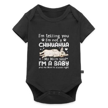 Chihuahua - Baby Premium short-sleeve bodysuit - black - Front