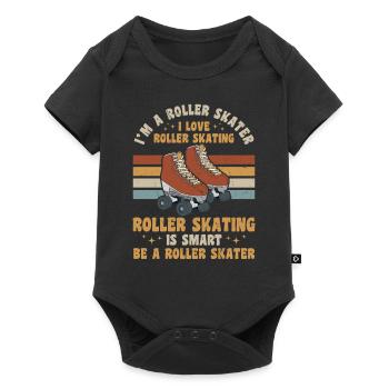 Roller Skater - I'm A Roller Skater I Love Roller - Baby Premium Kurzarmbody - Schwarz - Vorne