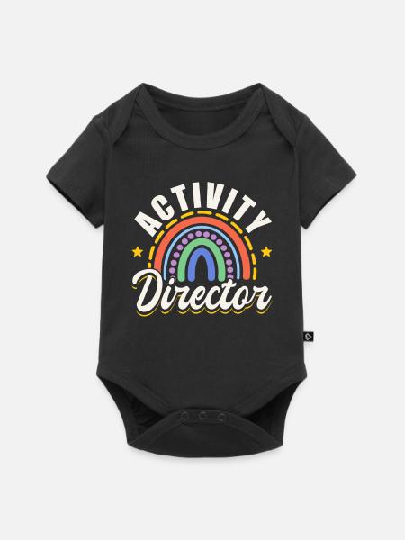 Awesome Activity Director - Baby Premium Kurzarmbody - Schwarz