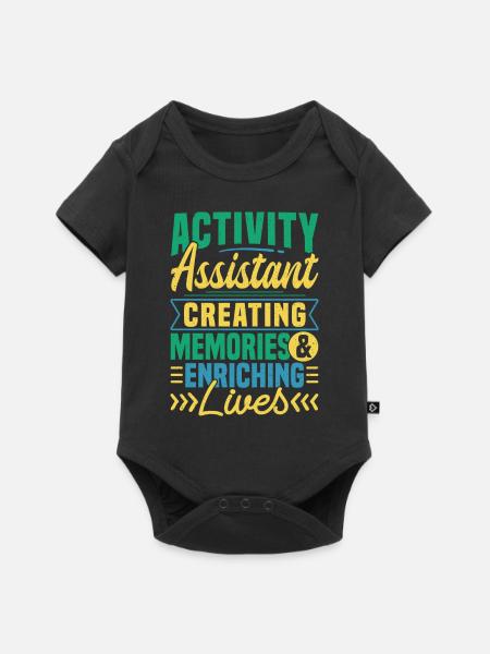 Activity Assistant Appreciation - Baby Premium Kurzarmbody - Schwarz