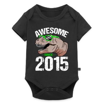 T-Rex Cool Inoubliable depuis 2015 - Body à manches courtes Premium Bébé - noir - Devant