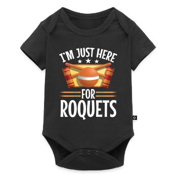 Croquet Mallet Croquet Club Croquet Player Croquet - Baby Premium short-sleeve bodysuit - black - Front