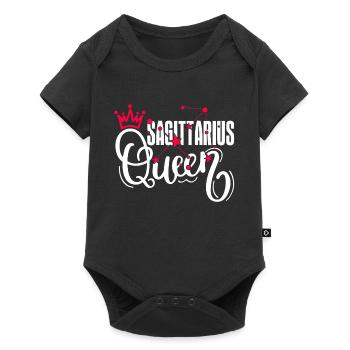 Sagittarius Sagittarius Queen Horoscope - Baby Premium short-sleeve bodysuit - black - Front