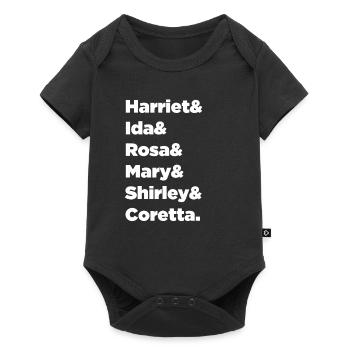 Black Women Heroes Name - African American Rights - Baby Premium short-sleeve bodysuit - black - Front