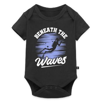 Scuba Diving, Scuba Diving, Holiday Sea Diver - Baby Premium short-sleeve bodysuit - black - Front