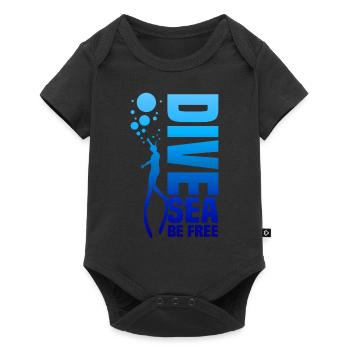 Plongée, Apnée Plongée, Apnée No Limit Apnée Apnée - Body à manches courtes Premium Bébé - noir - Devant